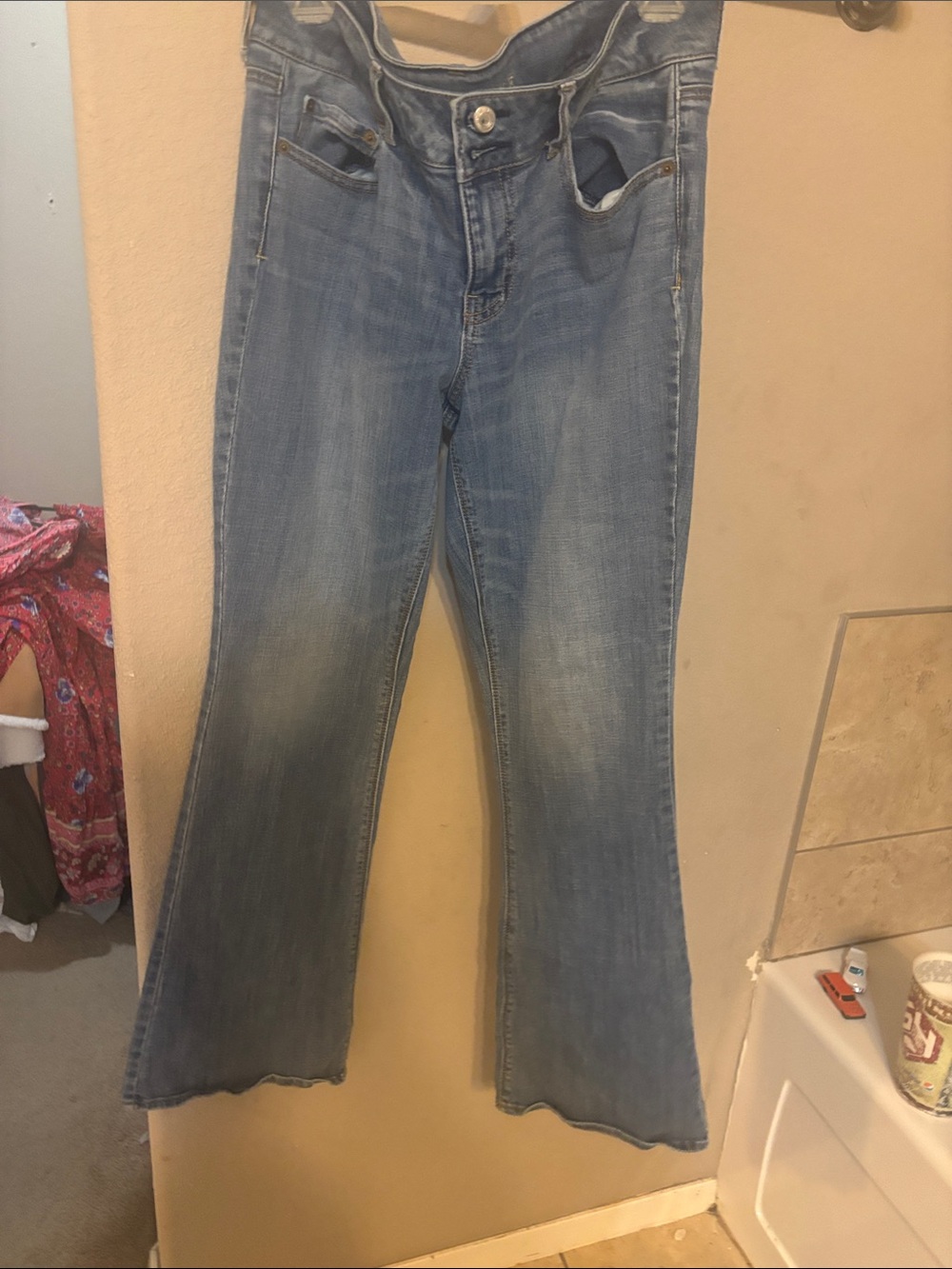 American Eagle Outfitters Light Blue Flare Jeans